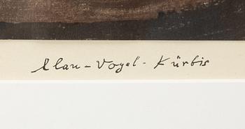 Paul Klee, after, 'Blauer-Vogel-Kürbis'.