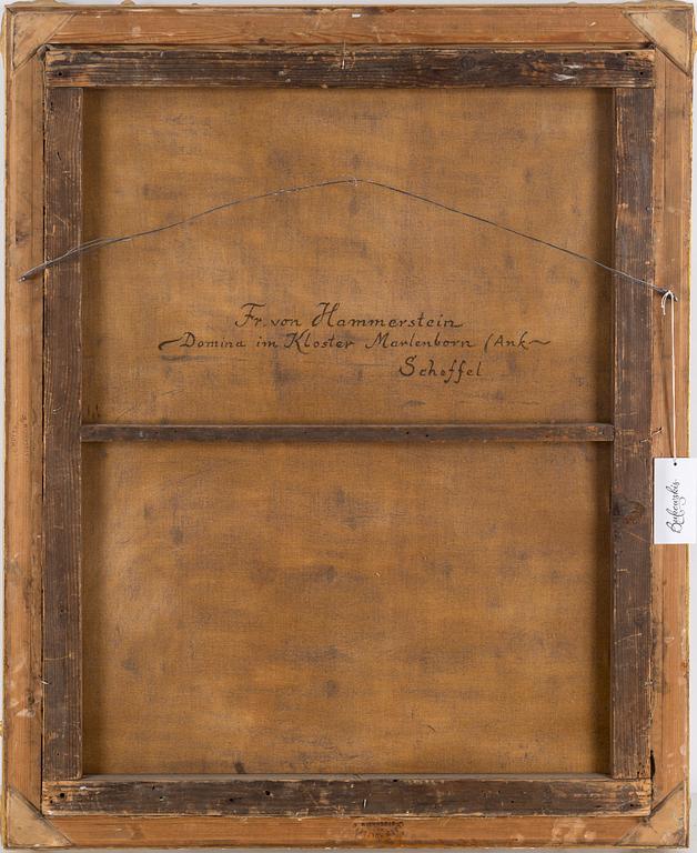 UNKNOWN ARTIST, 18th Century, verso inscribded"Scheffel" transfered from the original canvas.