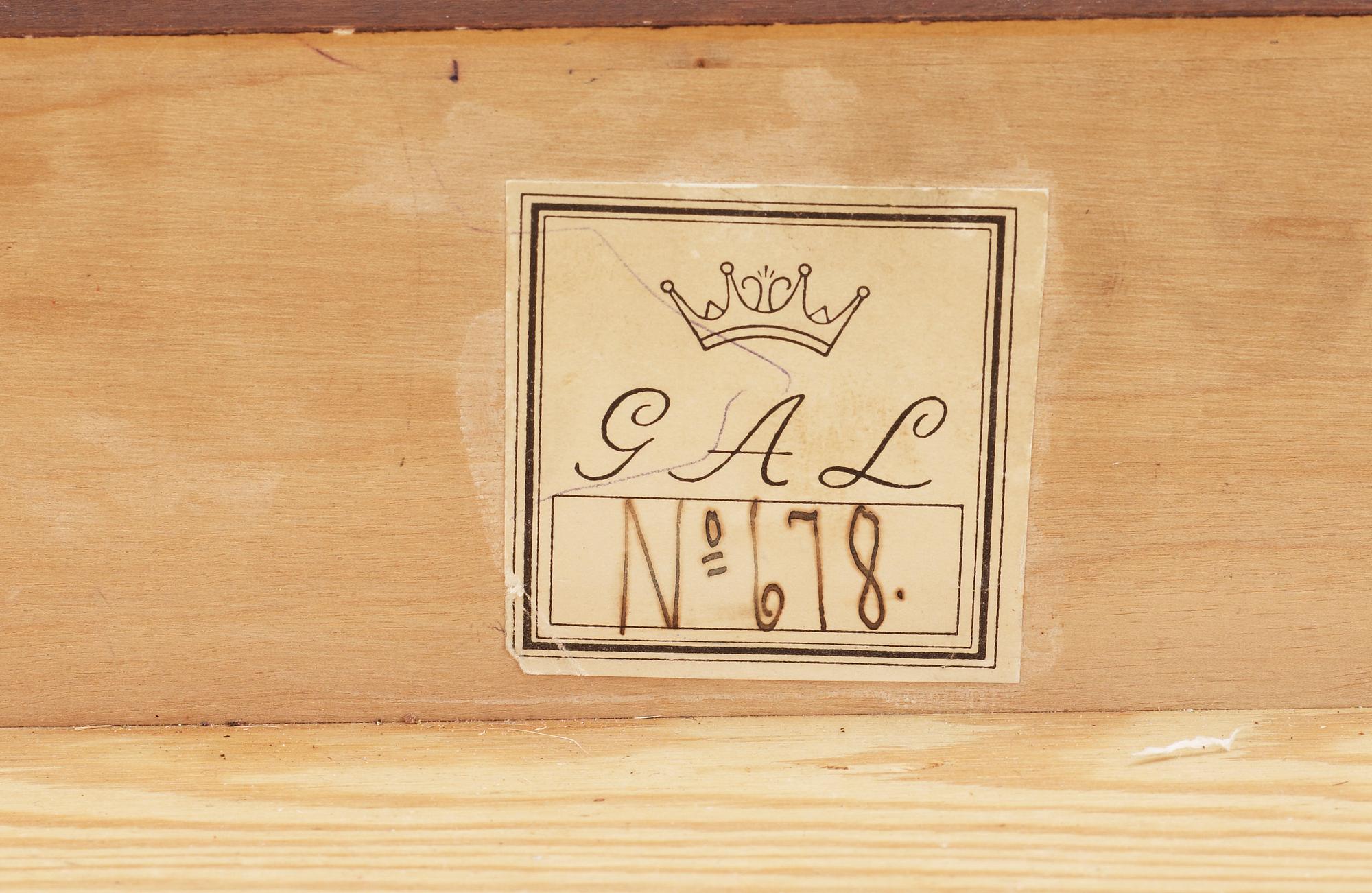 SKRIVBORD samt STOL, Nordiska Kompaniet, troligen 1920-tal.