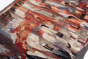 A Polish tapestry, c. 225 x 145 cm signed Janina Trawinska.