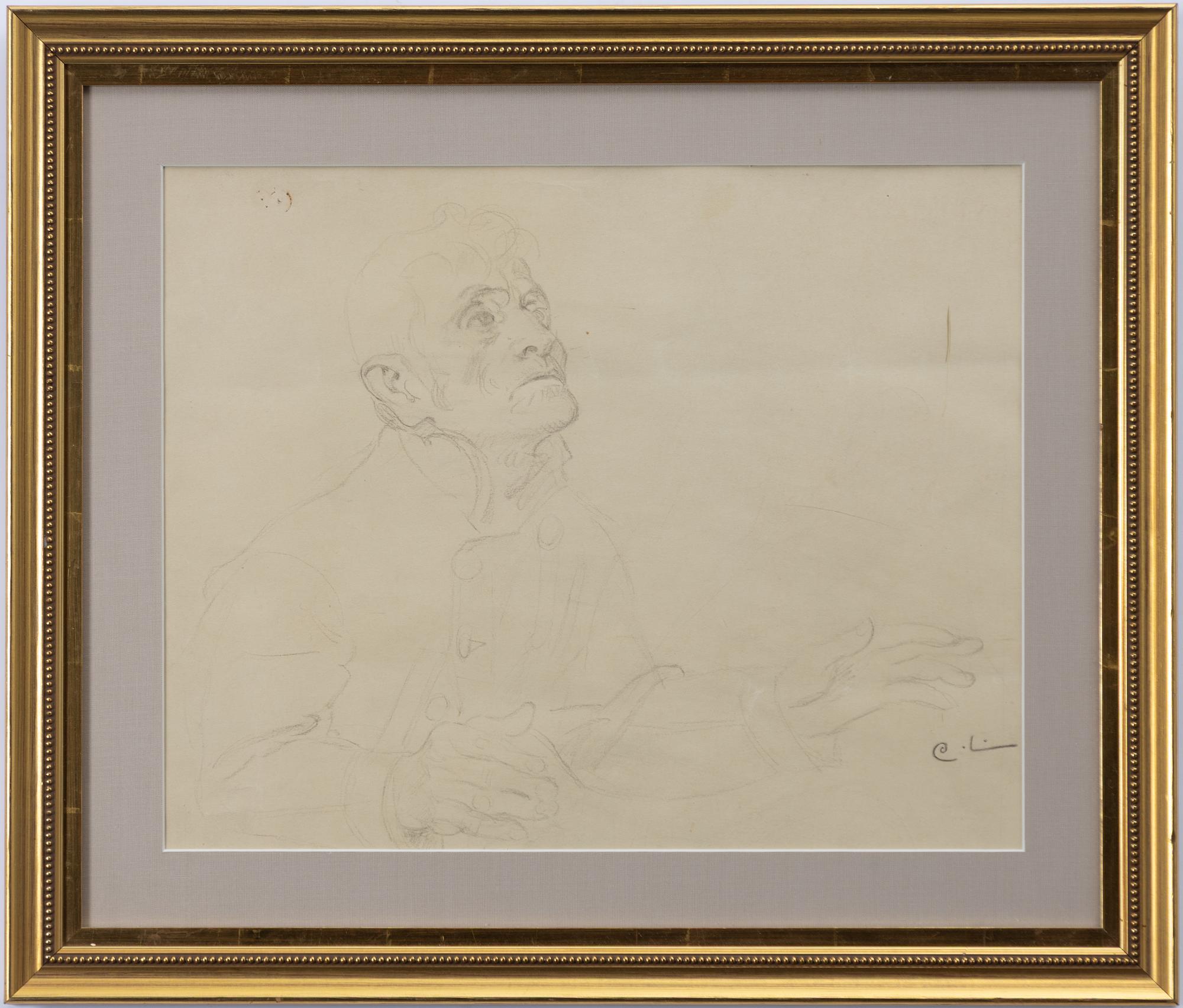 Carl Larsson, "Trollkarlen" - Study for Midvinterblot.