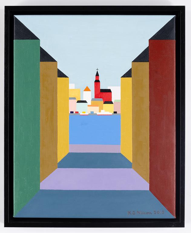 KG Nilson, oil on canvas, signed KG Nilson and dted 2012.