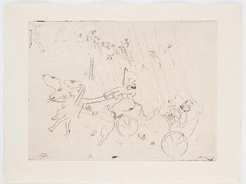 MARC CHAGALL, 71 st etsningar ur upplagan om 285 exemplar på Arches/MBM/J. Perrigot-papper, 1923-1948.