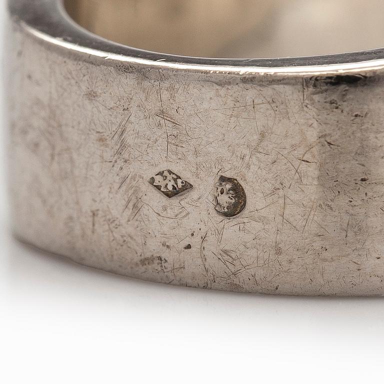 Hermès, ring, "Clarte", sterlingsilver.
