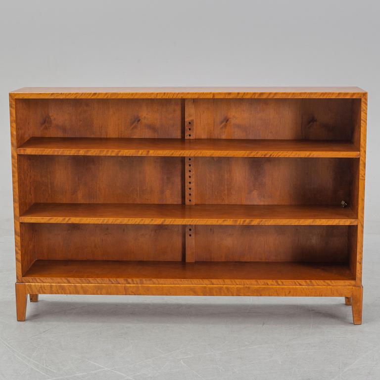 A 1930's/40's birch-veneered bookcase from Nordiska Kompaniet.