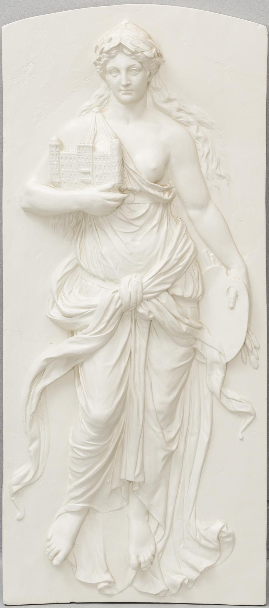 A plaster relief, first half of the 20th Century.
