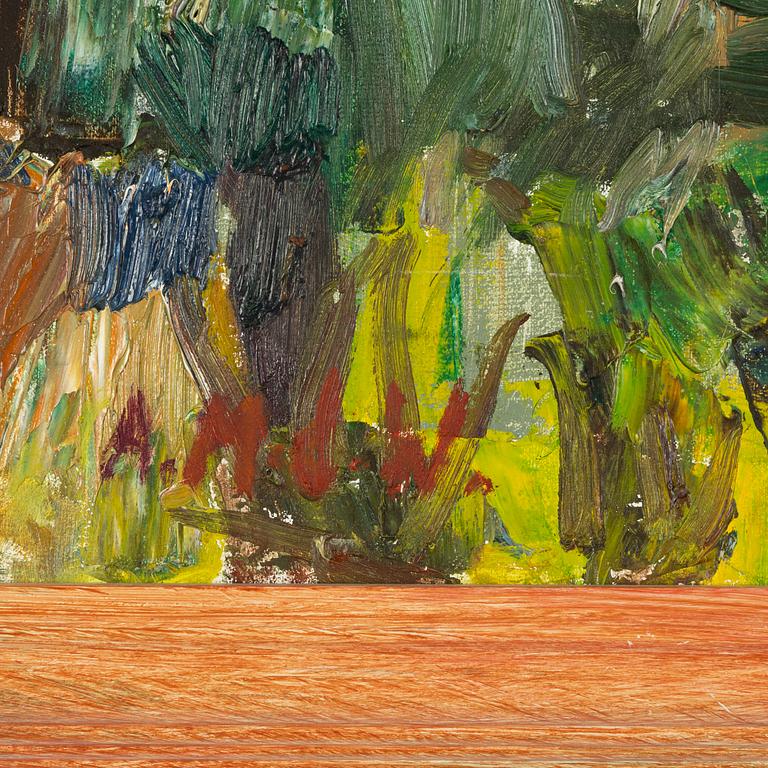 Astrid Munthe-de Wolfe, "Waxholmshus i grönska".