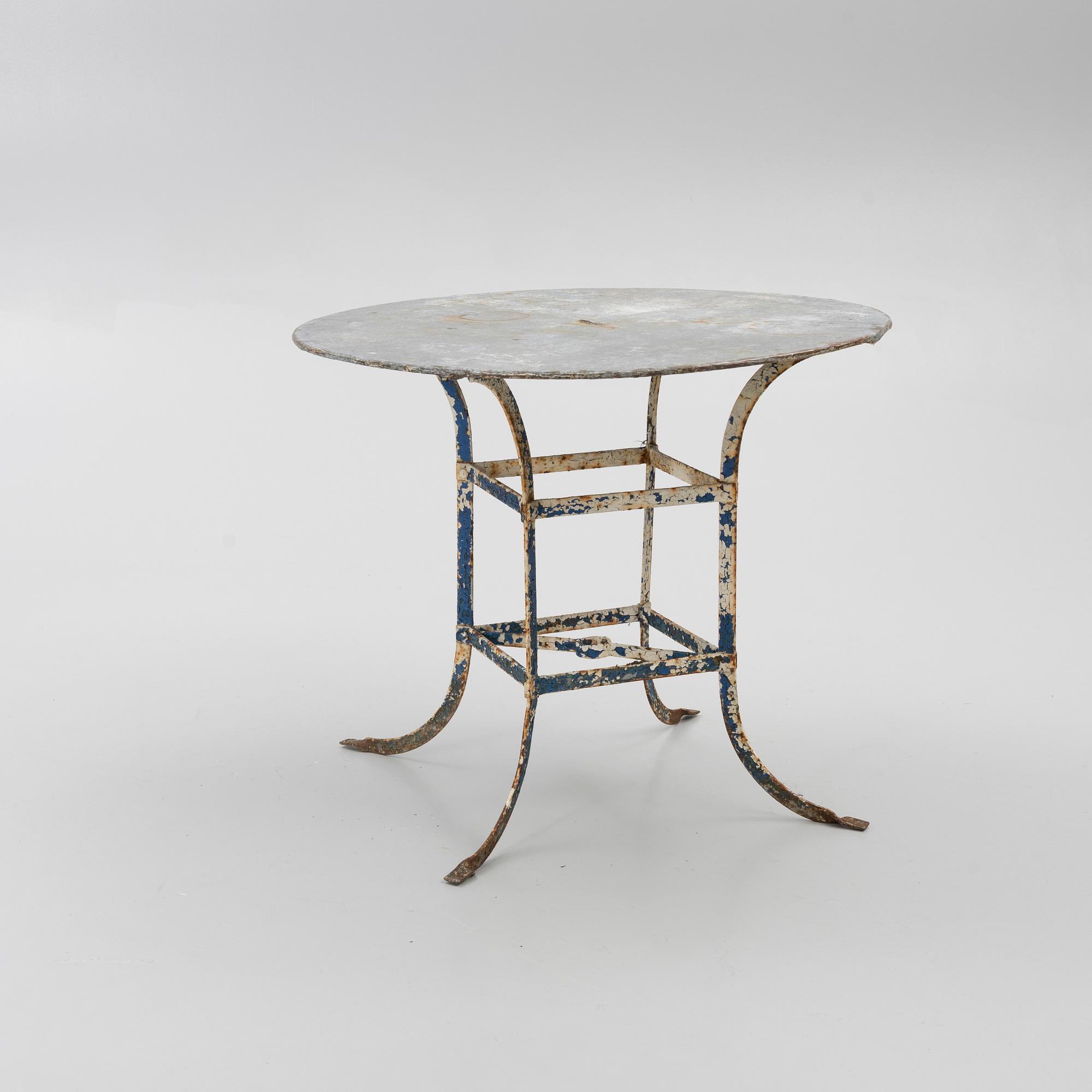 Trädgårdsmöbler, 3 delar, troligen Frankrike, 1900-talets mitt.