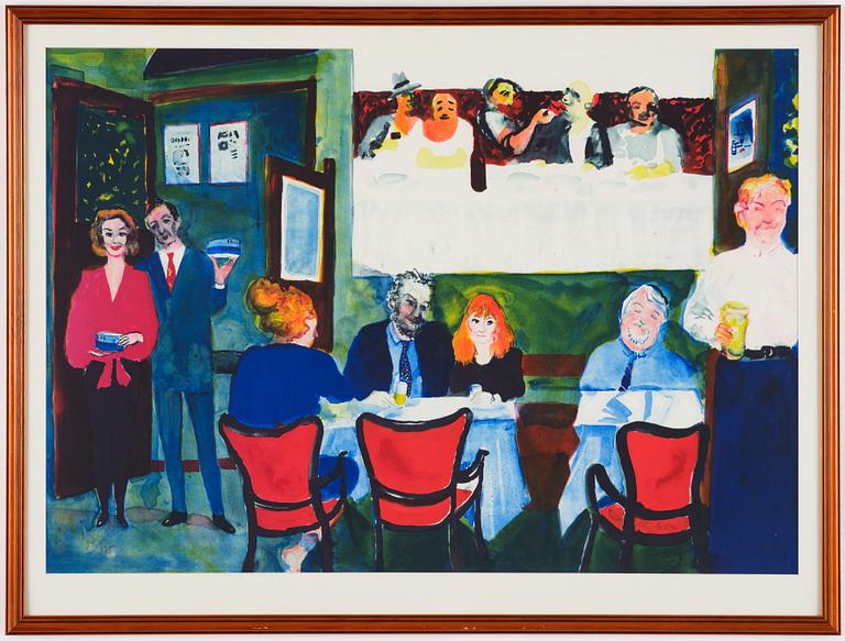 Peter Dahl, 'Interior from the restaurant Tennstopet."'.