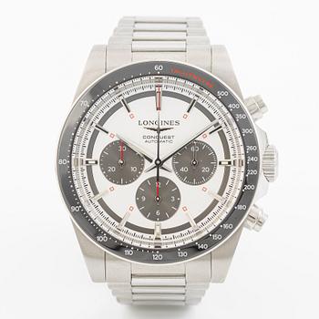 Longines, Conquest, kronograf, armbandsur, 42 mm.