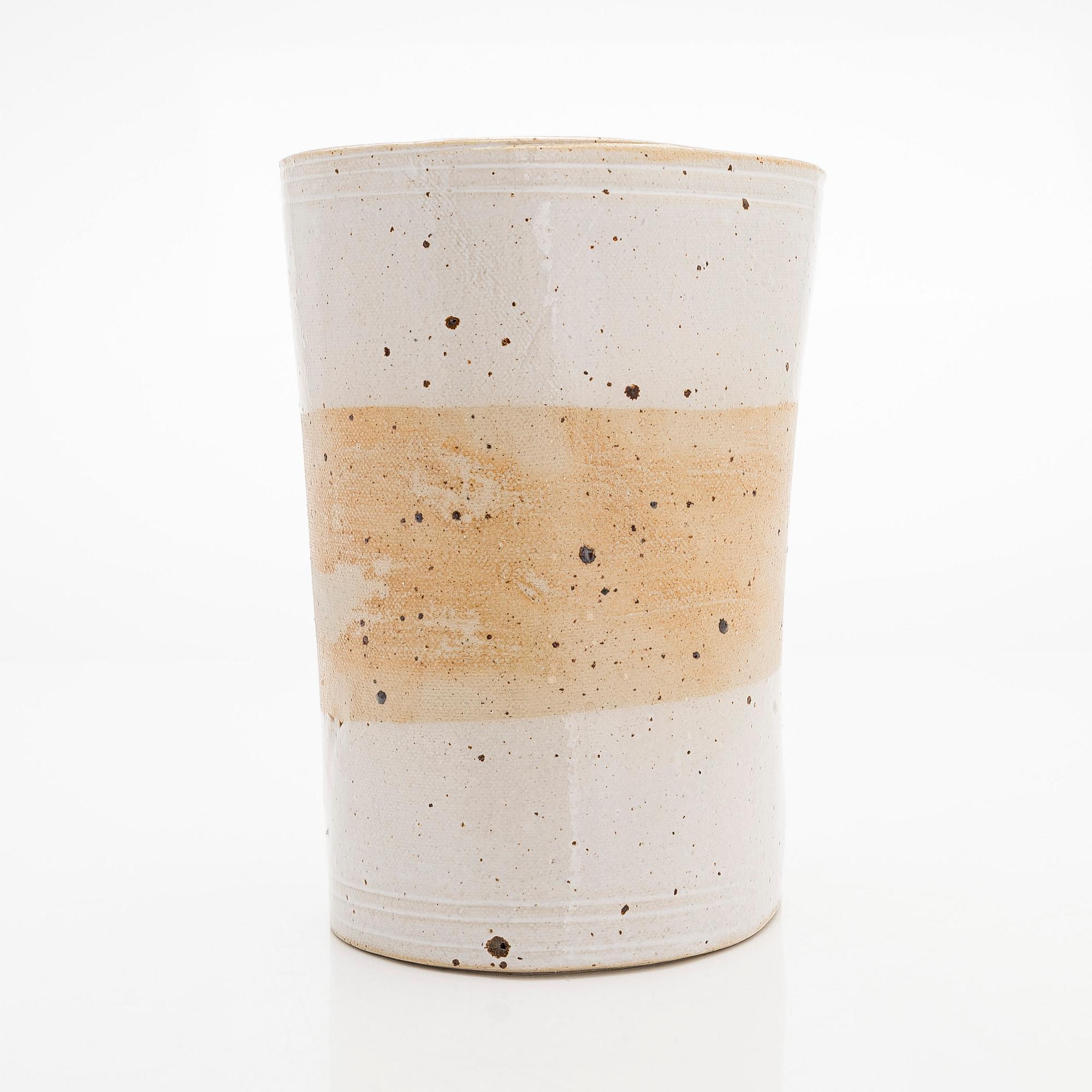 Kyllikki Salmenhaara, A white stoneware ' Winding' sculpture signed KS.