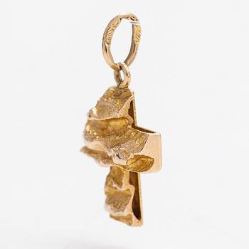 Björn Weckström, hänge "Lapinristi", 14K guld. Lapponia 1976.