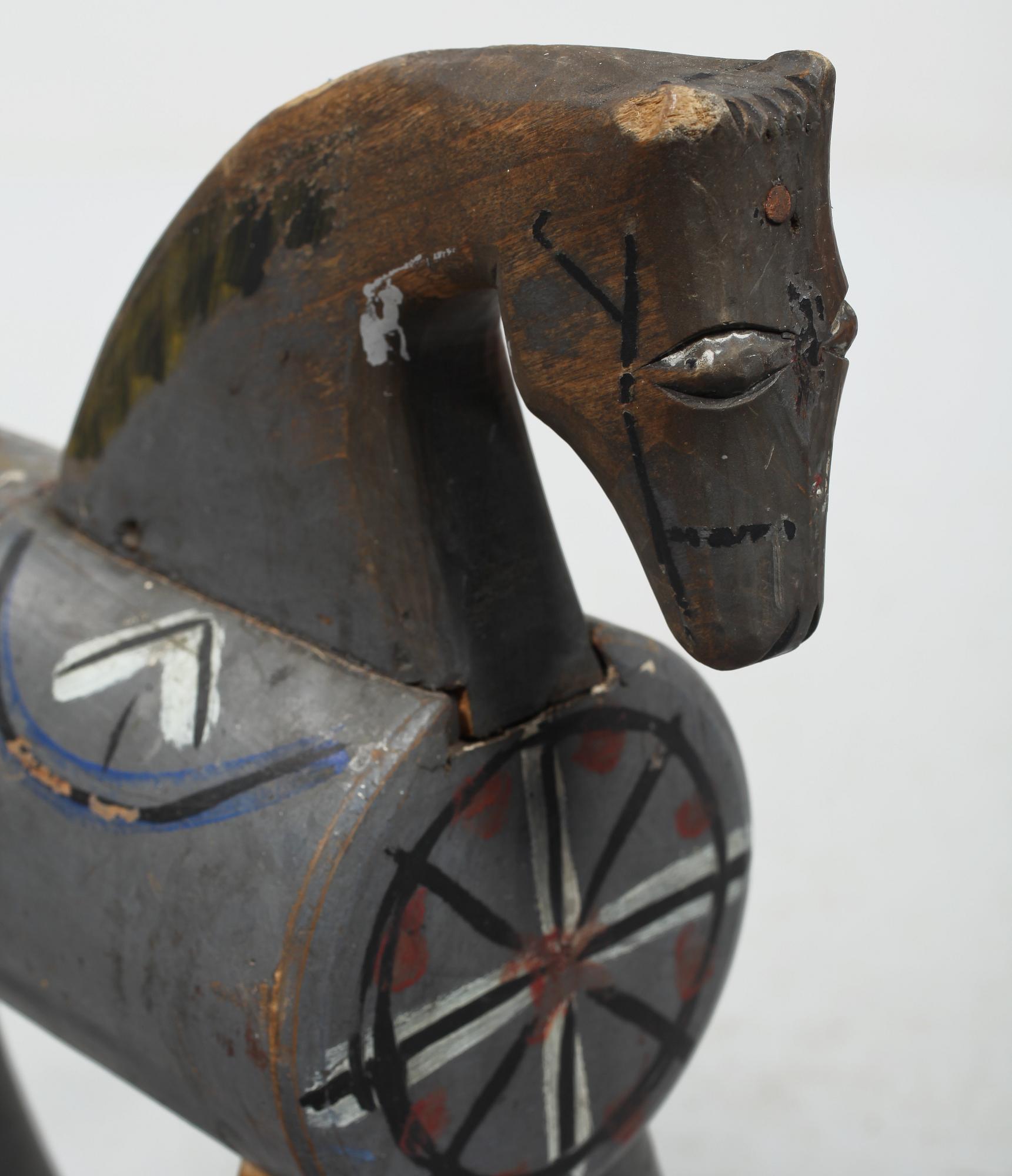 GUNGHÄST, omkring år 1900.