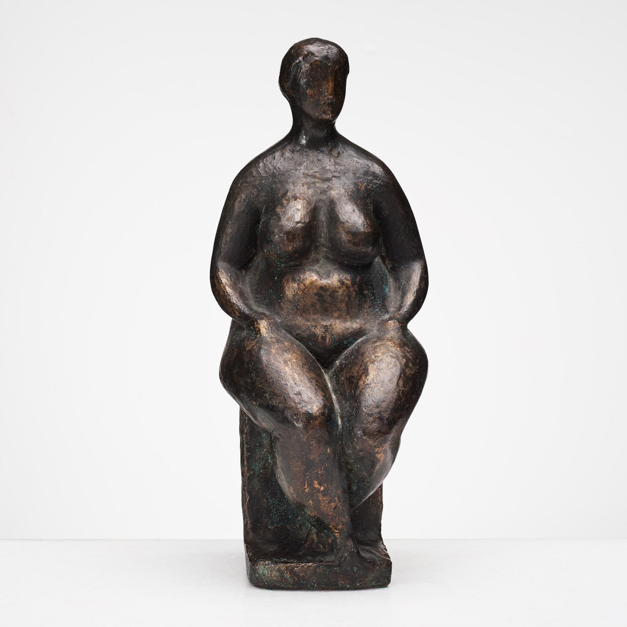 THURE THÖRN, bronze sculpture, signed T.T. and dated -54, numbered I-VII.