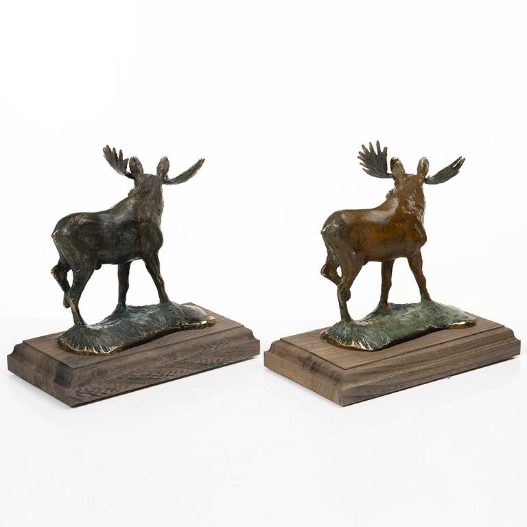 Torbjörn Forsberg, Moose bulls, 2 pcs.