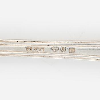 A 89-piece silver flat wear set, mostly J.Rönnqvist, Örebro, Sweden, 1884-1911.