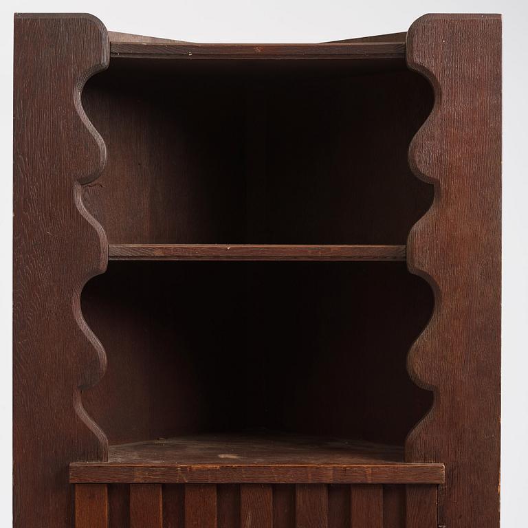 Axel Einar Hjorth, a special commissioned, oak 'Utö' corner cabinet, Nordiska Kompaniet 1932.