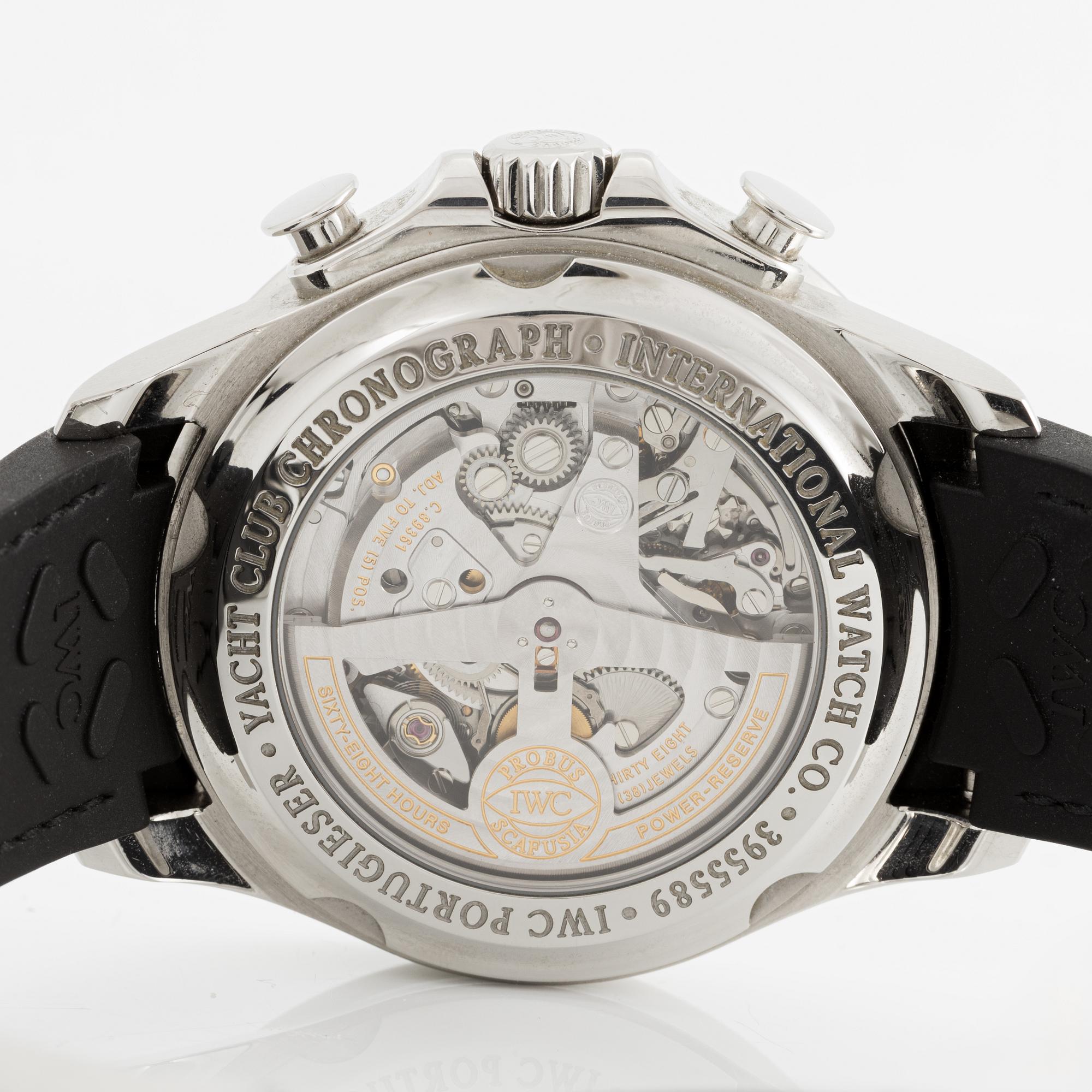 IWC, Schaffhausen, Portuguese Yacht Club, Chronograph, wristwatch, 45,5 mm,.