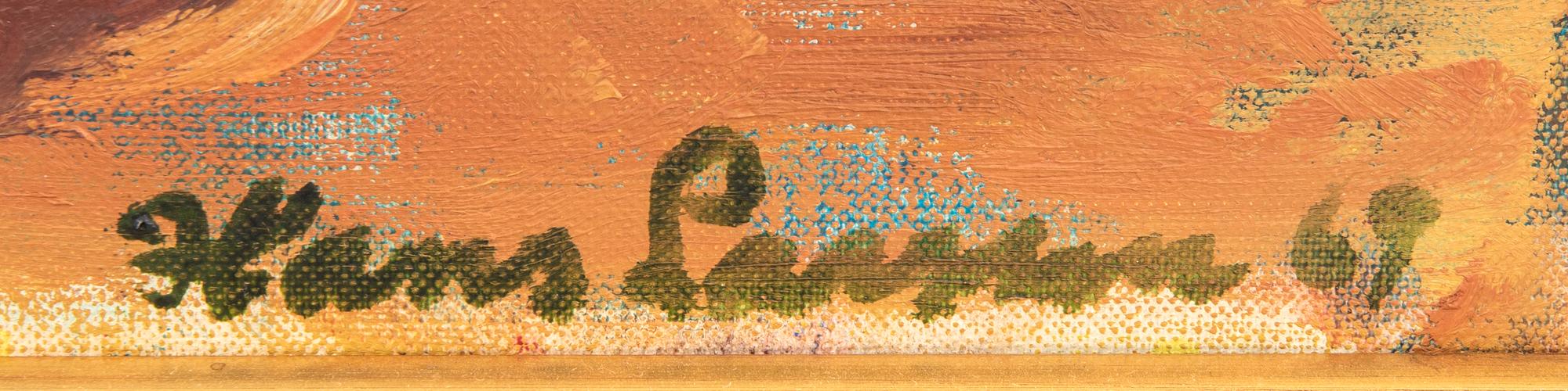 Hans Larsson, oil on canvas, signed and dated 69 (?).