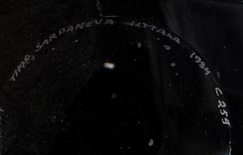 A 'Claritas' glass sculpture, signed Timo Sarpaneva, Iittala 1984 C259.