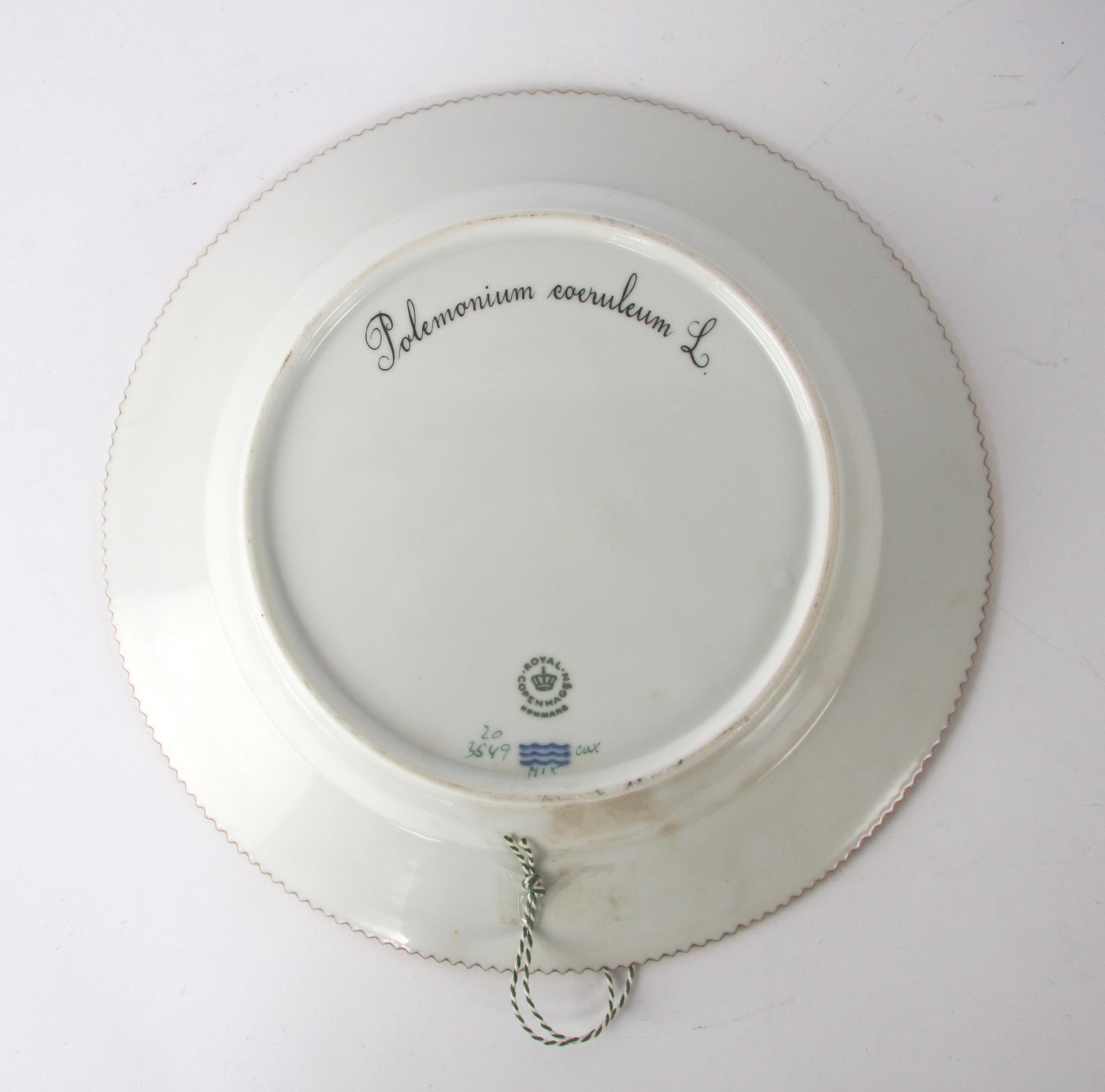 TALLRIK, porslin, Royal Copenhagen, Flora Danica.
