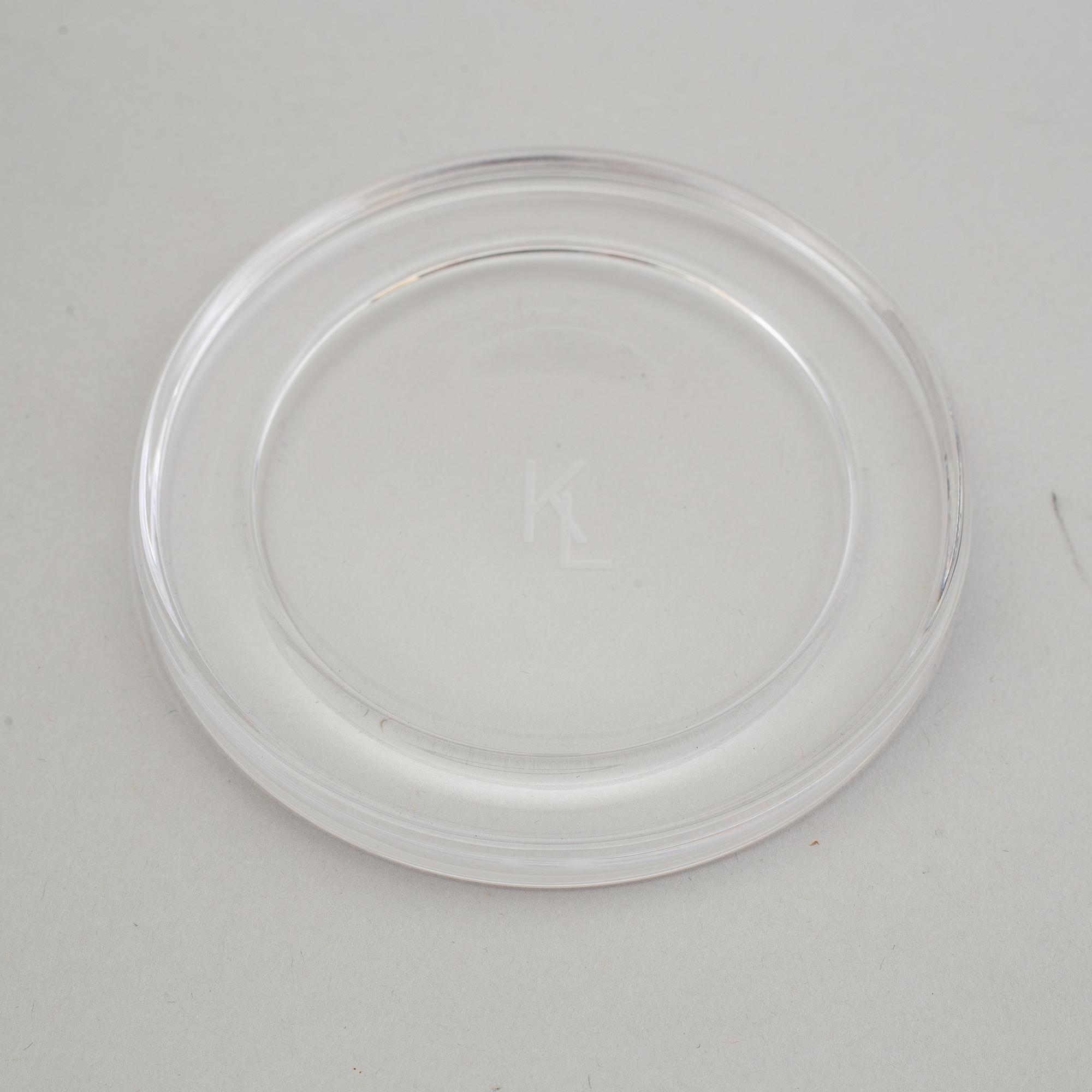 KARL LAGERFELD, rödvinsglas, 10 stycken, för Orrefors, 2000-tal.