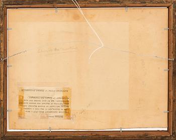 EDOARDO FEDERICO DE MARTINO, water color, askrive, not signed,