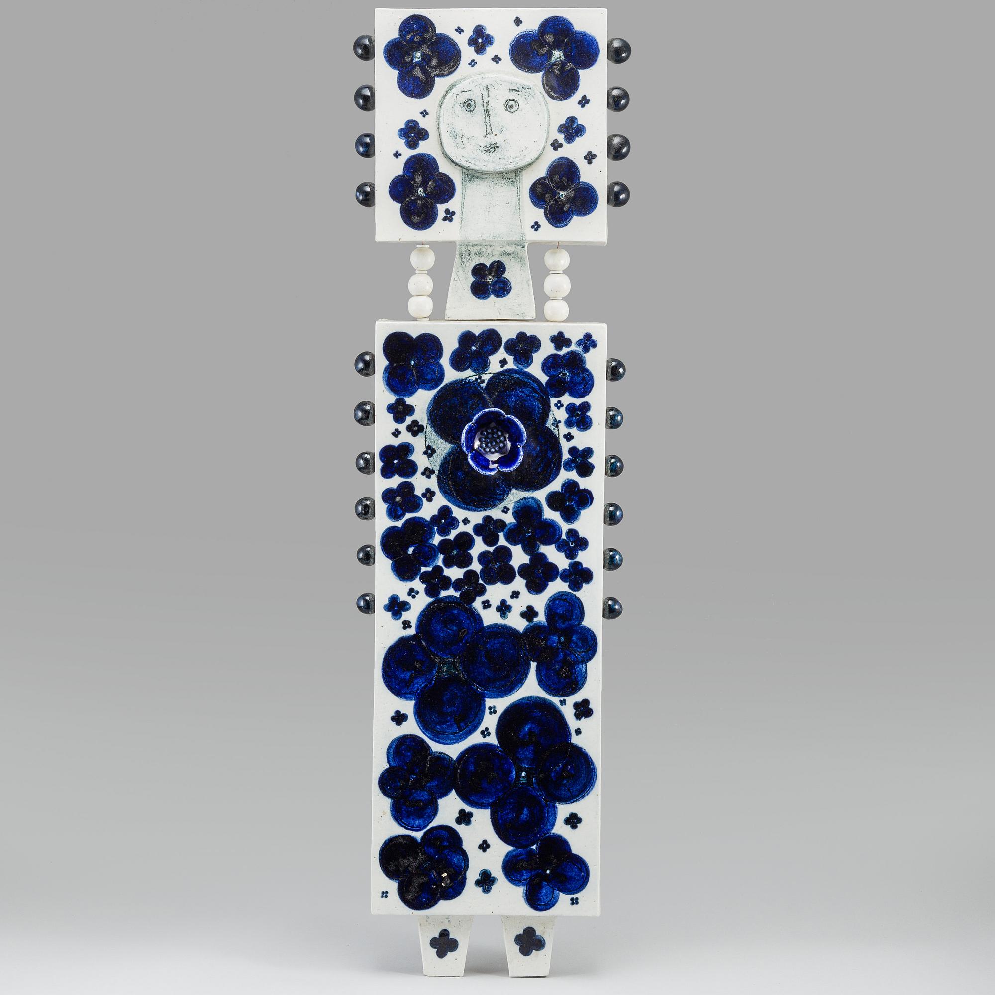 SYLVIA LEUCHOVIUS, a stoneware wall sculpture, Rörstrand, Sweden.