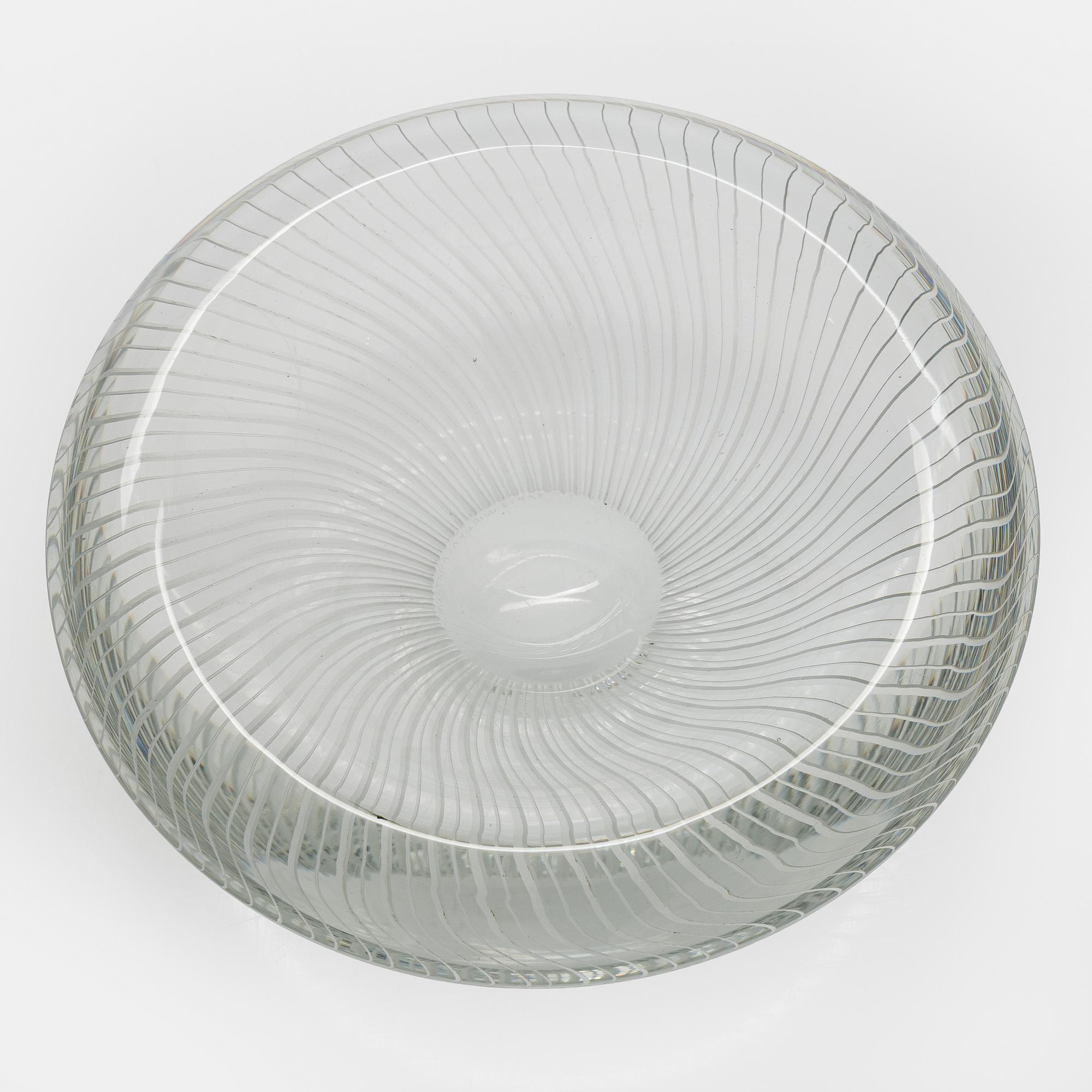 Tapio Wirkkala, malja,"3362", signeerattu Tapio Wirkkala, Iittala.