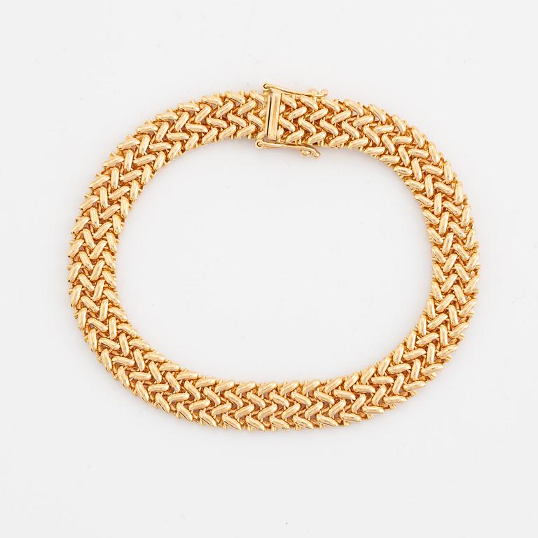 Armband, 18K guld.