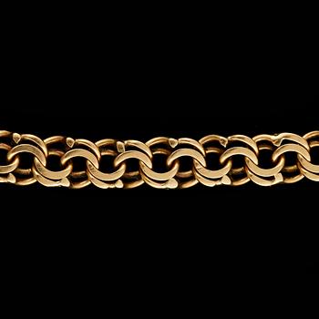 HALSKEDJA, 18k guld. Vikt ca22g.