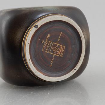 Gunnar Nylund, vas samt fat, "Flambé", Rörstrand-Lidköping, 1930-40-tal.