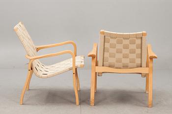 FÅTÖLJ, ett par. "Primo", design Yngve Ekström för Swedese.