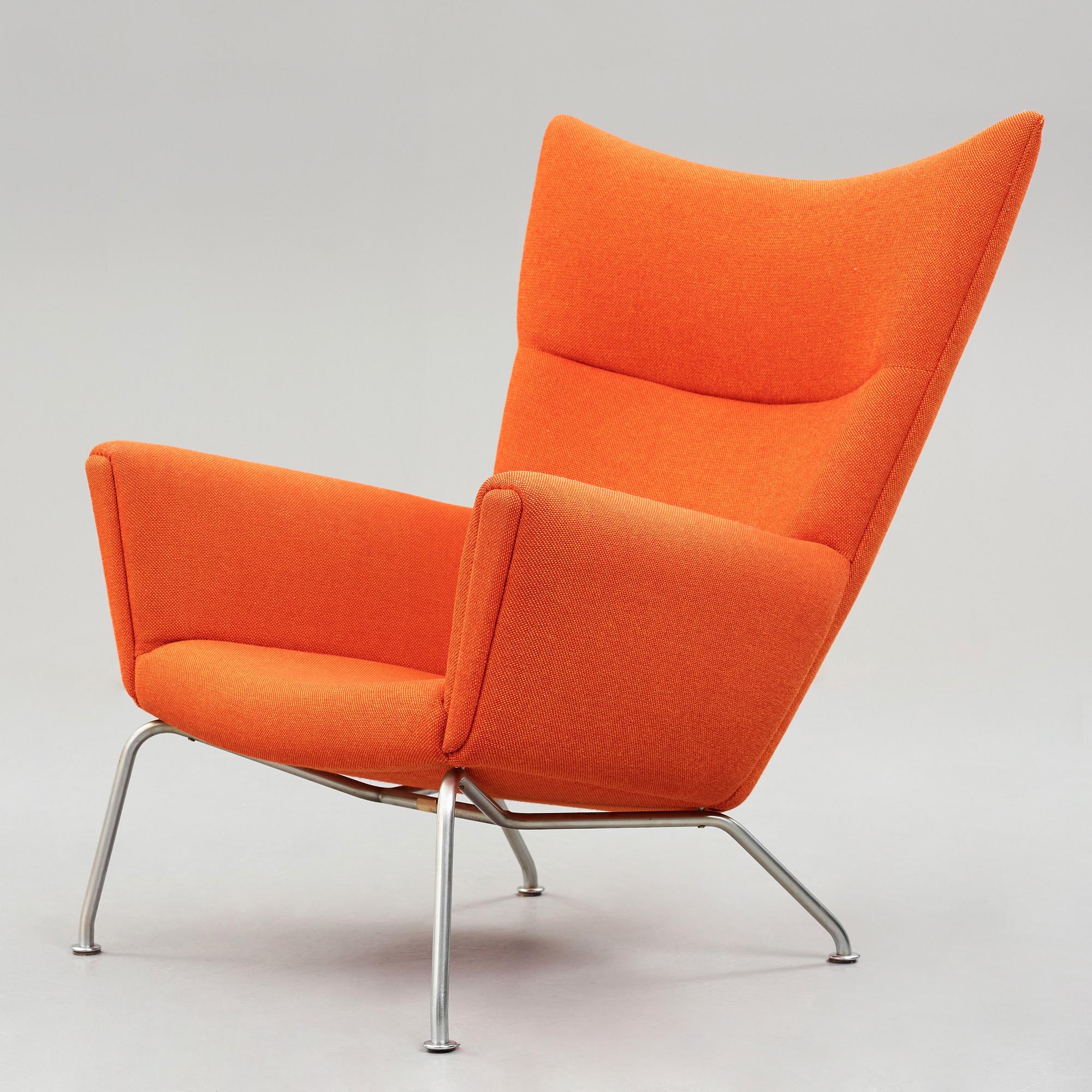 HANS J WEGNER, a "Wing Chair" for AP-stolen, Denmark, 1960's.