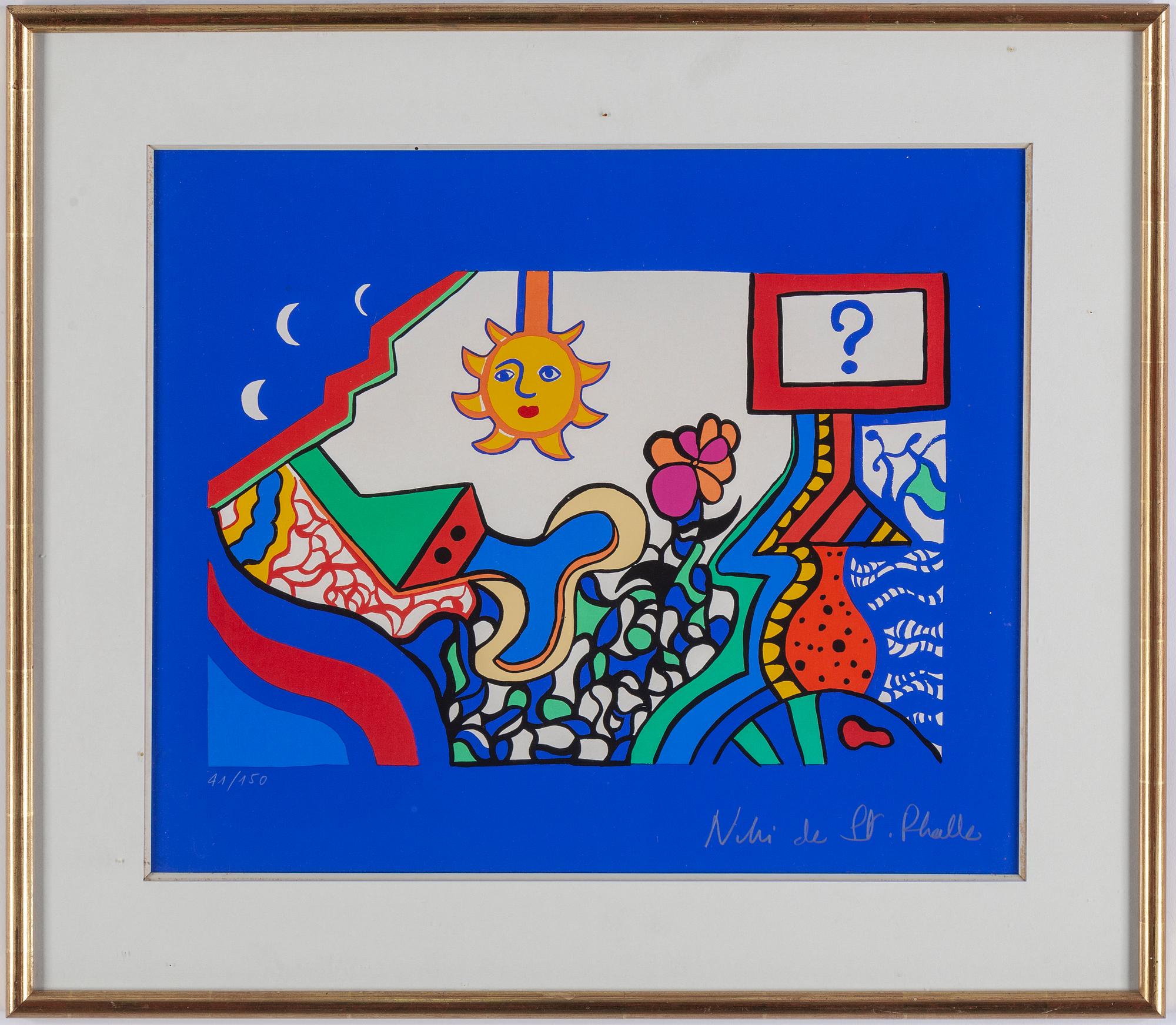 NIKI DE SAINT PHALLE, silkscreen, signed and numbered 41/150.