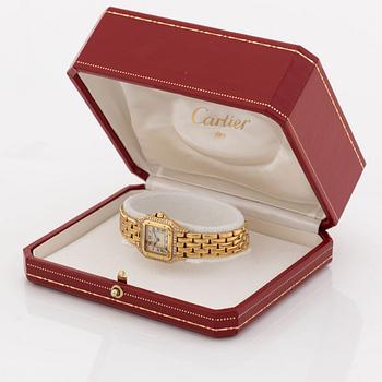 Cartier, Panthere, wristwatch, 21,5 x 21,5 (30) mm.