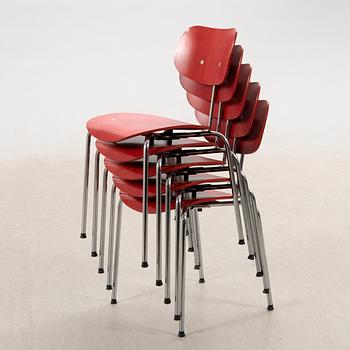 Egon Eiermann, chairs 5 pcs "SE 68", Wilde & Spieth 21st century.