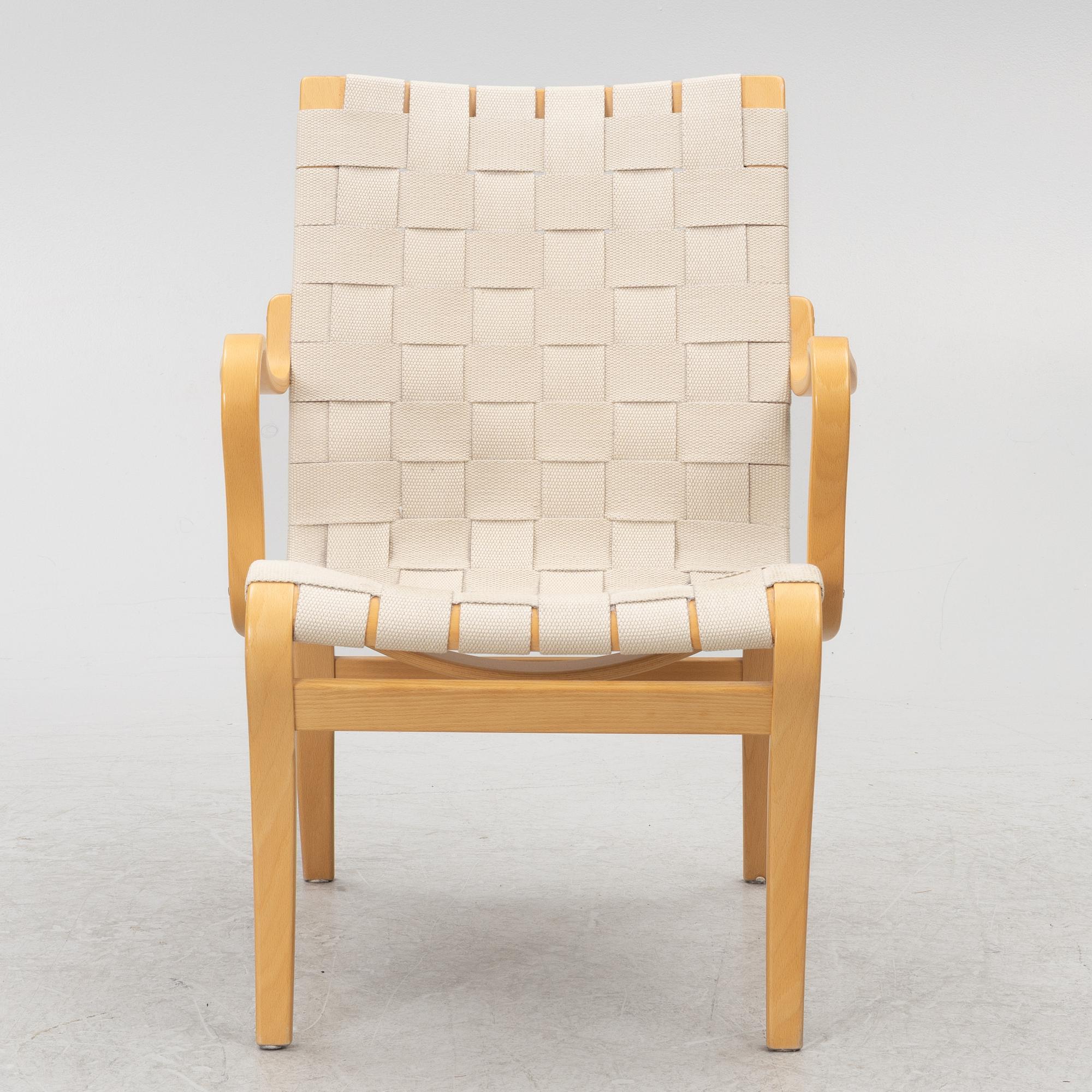 Bruno Mathsson, Armchair, "Eva", Bruno Mathsson International, Värnamo year 2000.