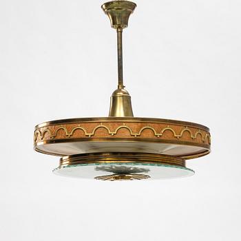 Taklampa, Einar Bäckströms Metallvarufabrik, Swedish Grace, 1920-30-tal.