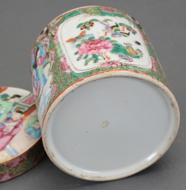 FAT samt TEDOSA, porslin, Kanton, Kina, 1800-tal.