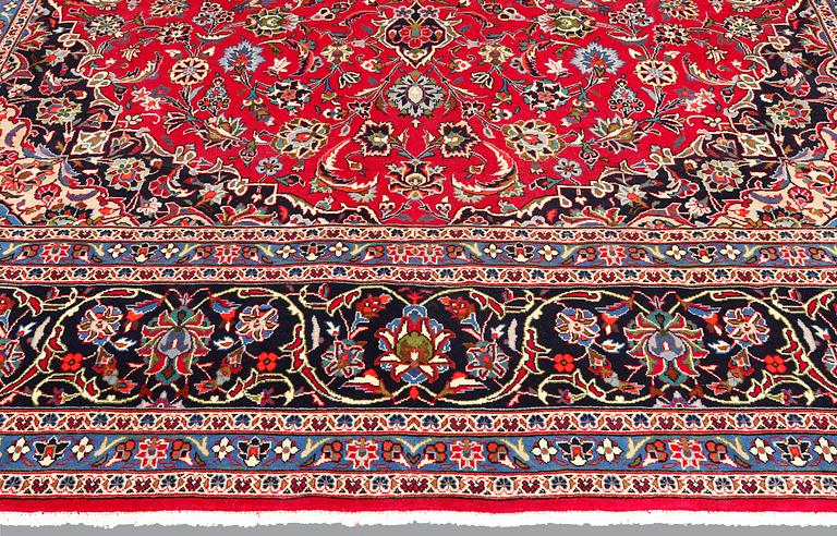 A Meshed carpet, c. 406 x 310 cm.