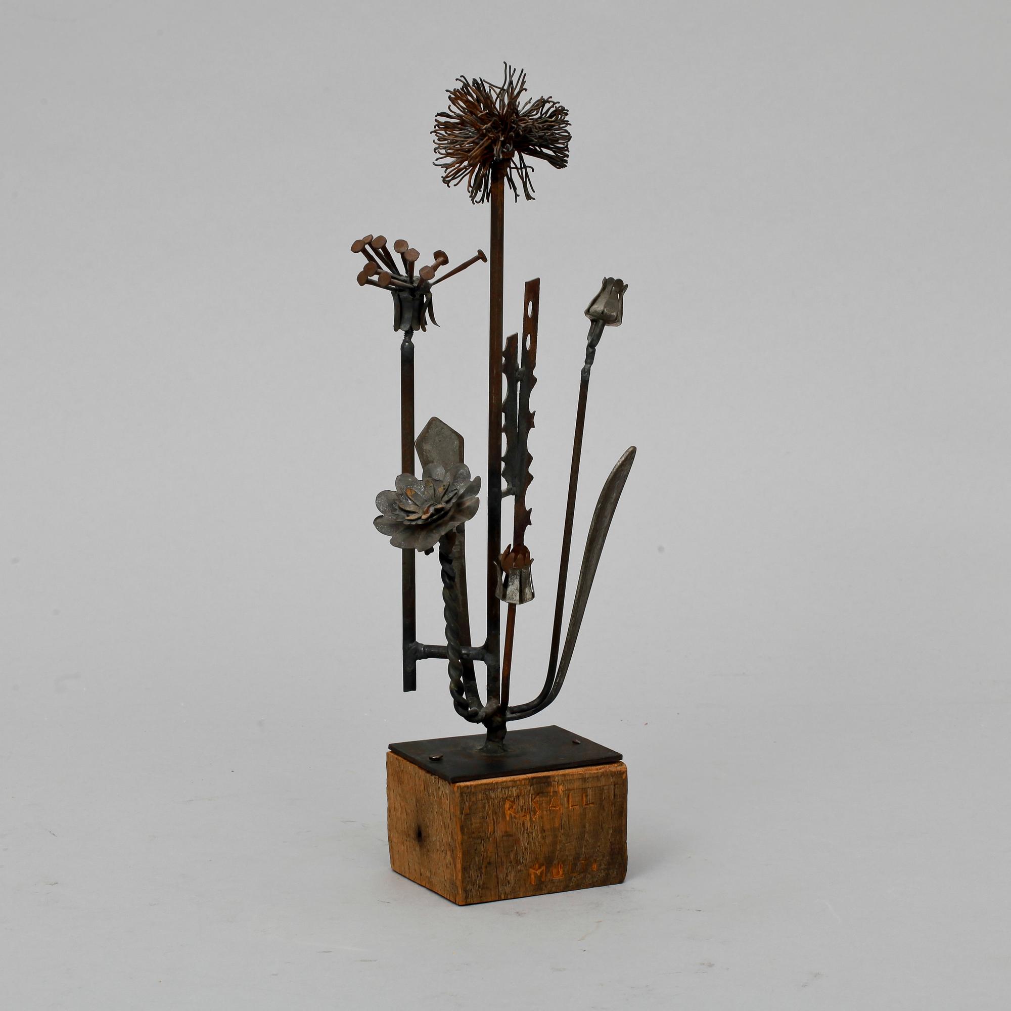 RUNE SÄLL, skulptur, sign och betecknad Malta.