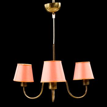 JOSEF FRANK, taklampa, modell 2444, Firma Svenskt tenn, höjd 53 cm.