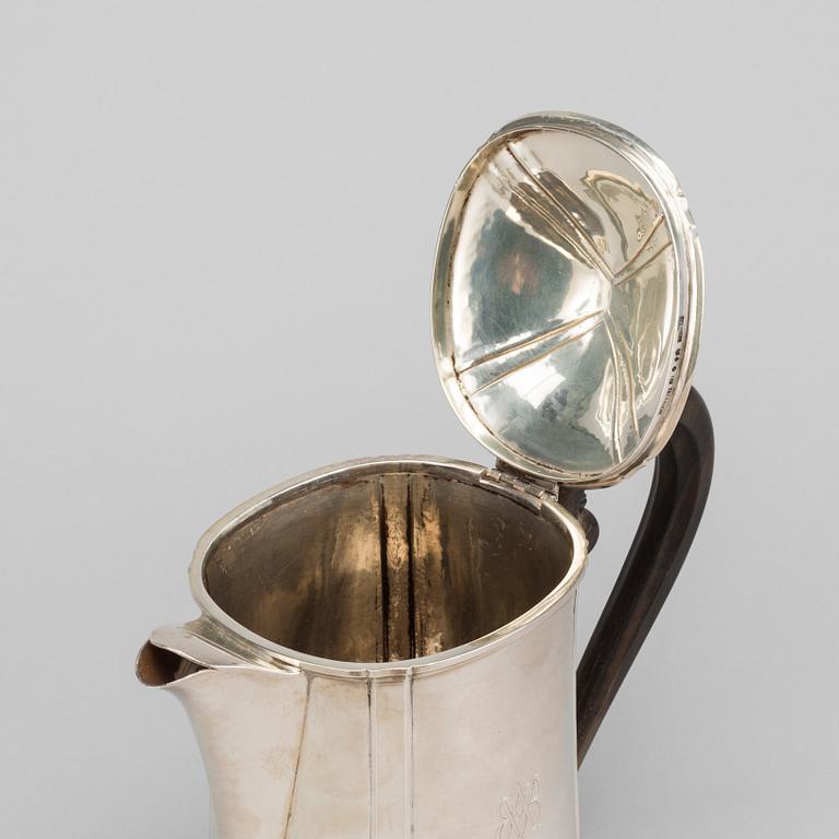 BORGILA KAFFESERVIS, 3 delar, Sterling, Stockholm. 1936 Formgivare Erik Flemming.