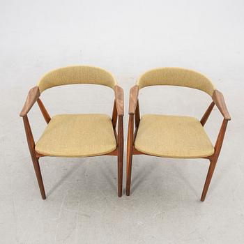 Thomas Harlev, a pair of armchairs, model 213, Farstrup. 1950s/60s.