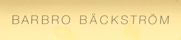 Barbro Bäckström, screentryck på glas.