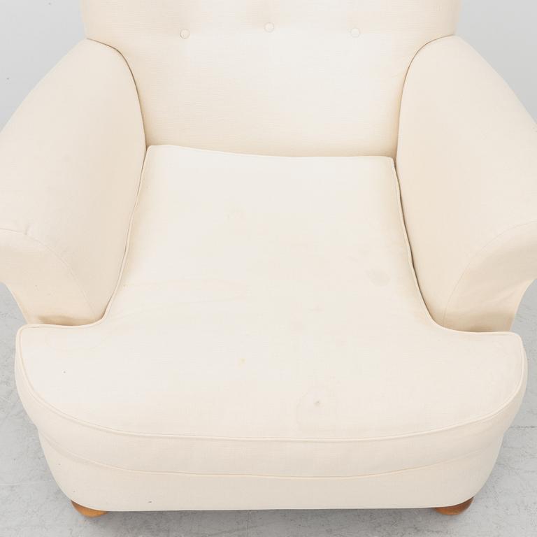 Josef Frank, a model 366 armchair, Firma Svenskt Tenn.
