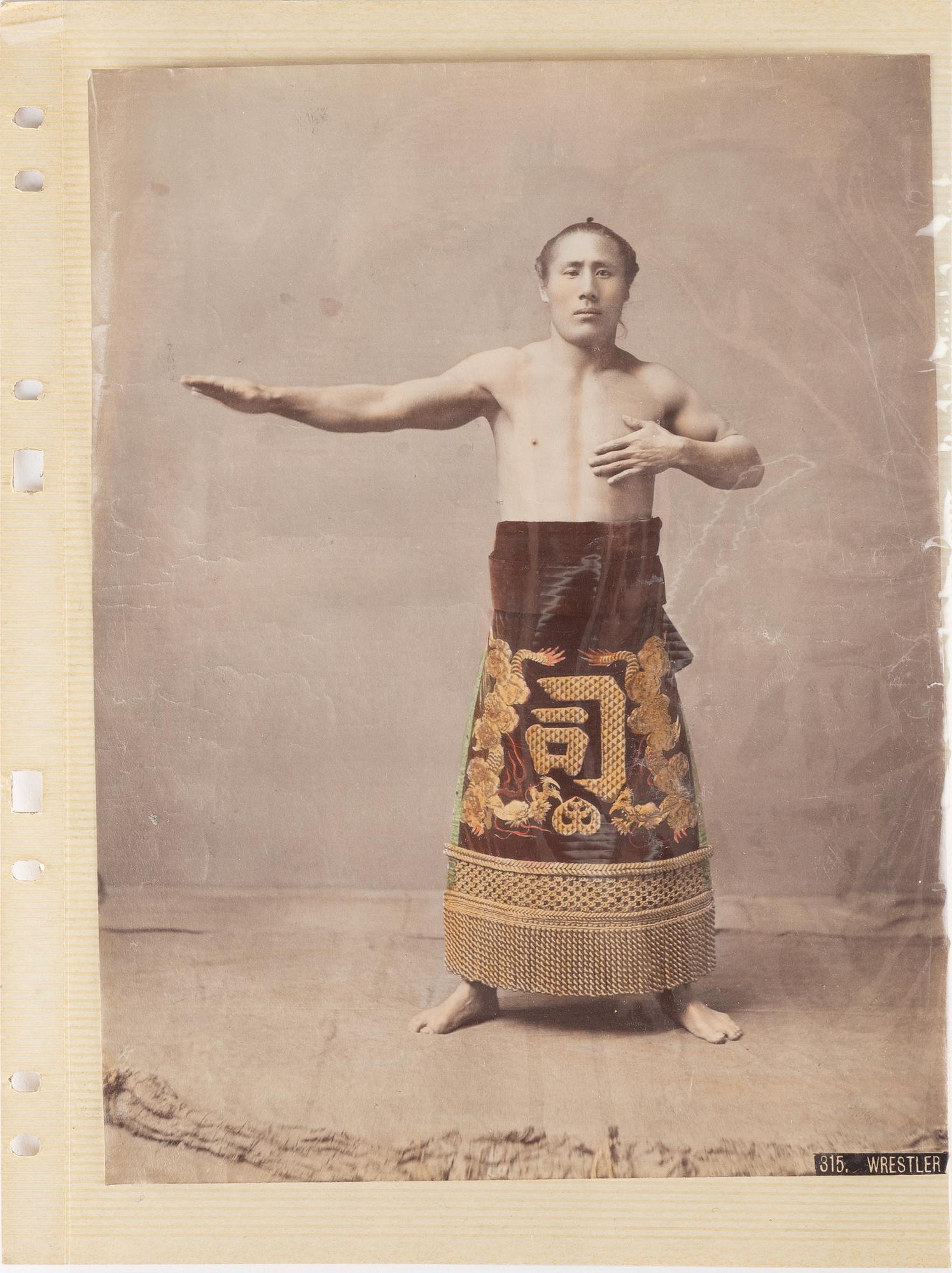 A collection of Japanese photographs, about 75 pieces, Meiji (1868-1912).
