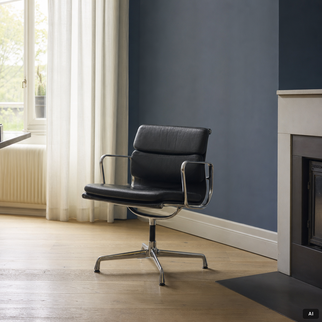 Charles & Ray Eames, kontorsstol, "EA208 Soft Pad Chair", Vitra, 2010-tal.