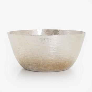 Tapio Wirkkala, skål, silver, TW 243, Kultakeskus, Tavastehus 1979.